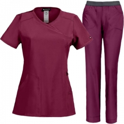 Set medical pentru damă CHEROKEE Infinity CKE2625/CKE1124 Bordeaux