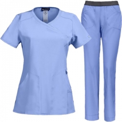 Set medical pentru damă CHEROKEE Infinity CKE2625/CKE1124 Albastru deschis
