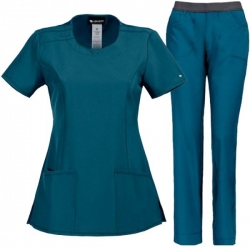Set medical pentru damă CHEROKEE Infinity CKE2624/CKE1124 Verde Caraibe