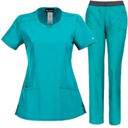 Set medical pentru damă CHEROKEE Infinity CKE2624/CKE1124 Teal